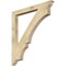 Ekena Millwork Balboa Traditional Rough Sawn Bracket, Douglas Fir, 4"W x 44"D x 48"H BKT04X44X48BOA01RDF - alternate 1